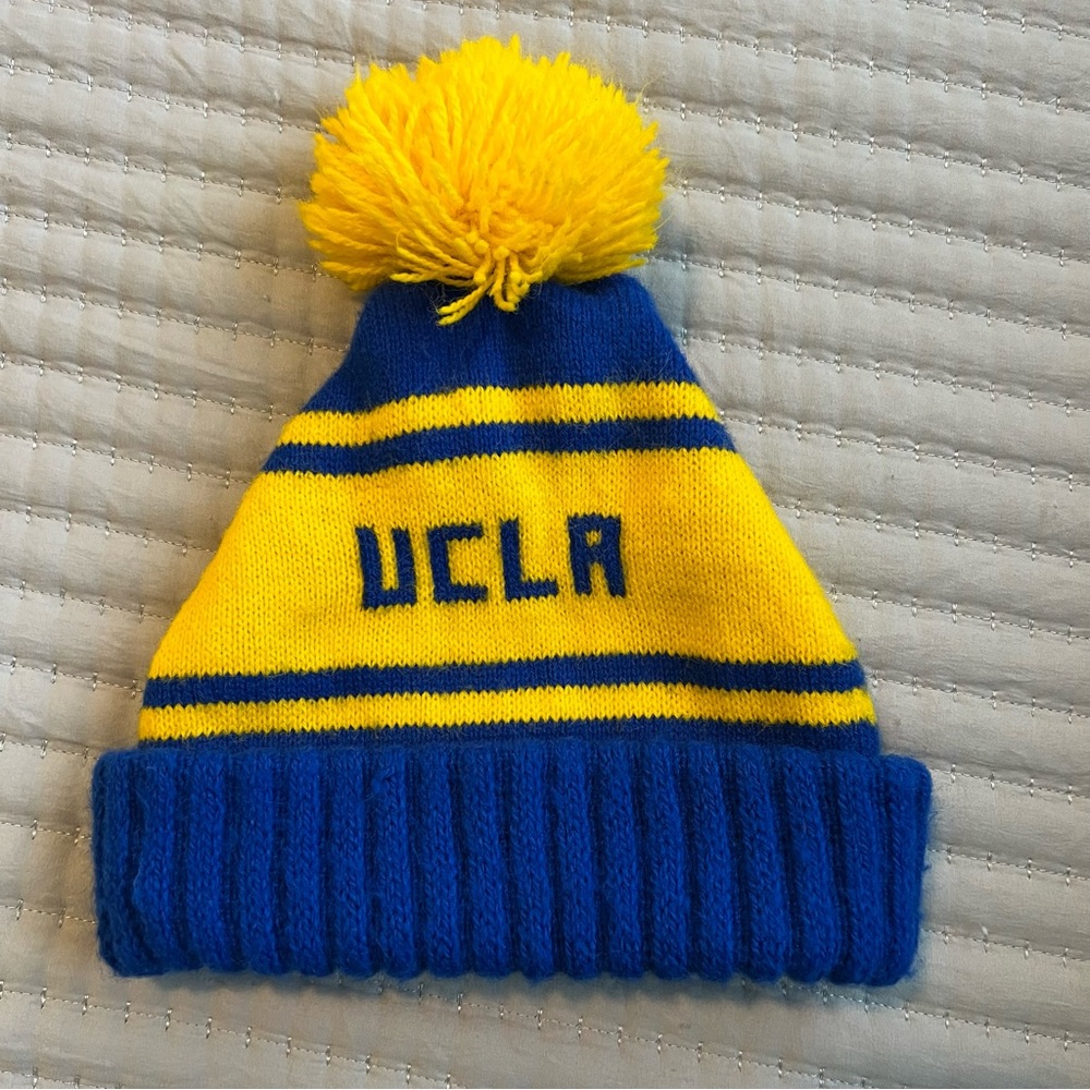 Vintage UCLA Bruins Beanie Hat with Pom